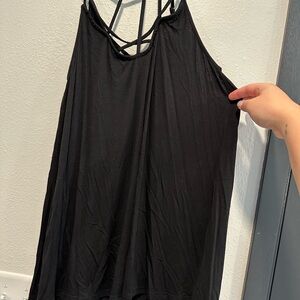 JODIFL Black Strappy Tank Top